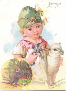 McLaughlin's XXXX Coffee - Chicago - Antique Victorian Trade Card