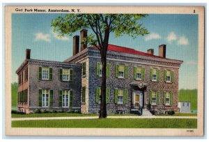c1930's Guy Park Manor Building Amsterdam New York NY Unposted Vintage Postcard