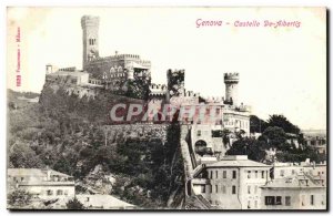 Genova -Genoa- Castello De-Albertis - Old Postcard