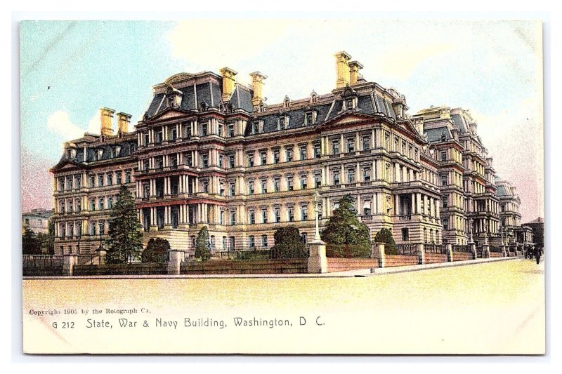 State War & Navy Building Washington D. C. ©1905 Rotograph Co. Postcard