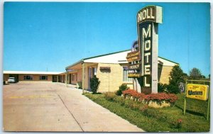 Postcard - Noll Motel - Moberly, Missouri