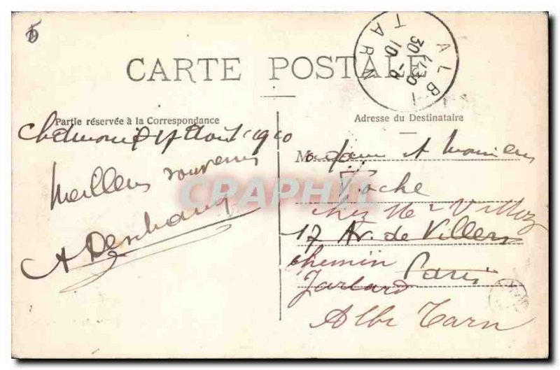 Postcard Old Railway Viaduct Chamonix Sainte Marie Train