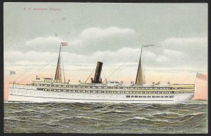 SS Governor Dingley at Sea Used c1910