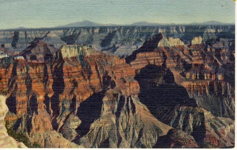 Grand Canyon, Arizona/AZ Postcard, North Rim/National Park