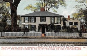 Home of Jonathan Harrington - Lexington, Massachusetts MA