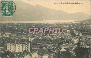 2623 Old Postcard Aix les Bains and Lake Bourget