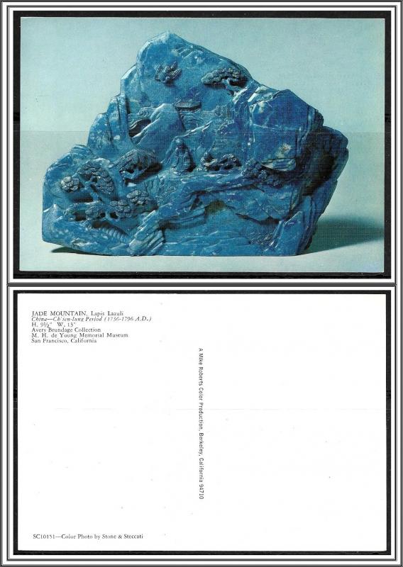 California Jade Mountain Lapis Lazuli Brundage Collection - [CA-150X]