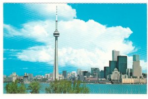 CN Tower And Skyline, Toronto, Ontario, Vintage 1976 Chrome Postcard