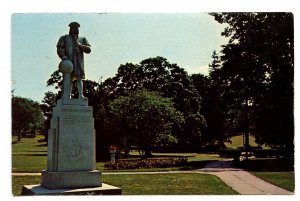 RI - Westerly. Wilcox Park, Christopher Columbus Statue
