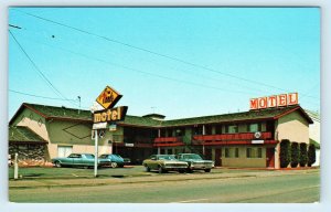 TILLAMOOK, OR Oregon ~ EL REY SANDS MOTEL  c1960s  Cars Roadside  Postcard