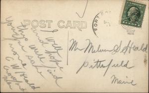 Crawford NE Park Plunge Swimming c1910 Real Photo Postcard