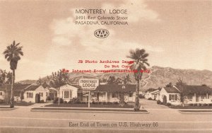 CA, Hollywood, California, Monterey Lodge, Route 66