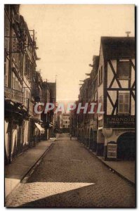 Old Postcard La Rochelle Rue Merciers