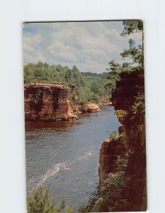 Postcard High Rock From Romance Cliff Dells Of The Wisconsin River, Wisconsin