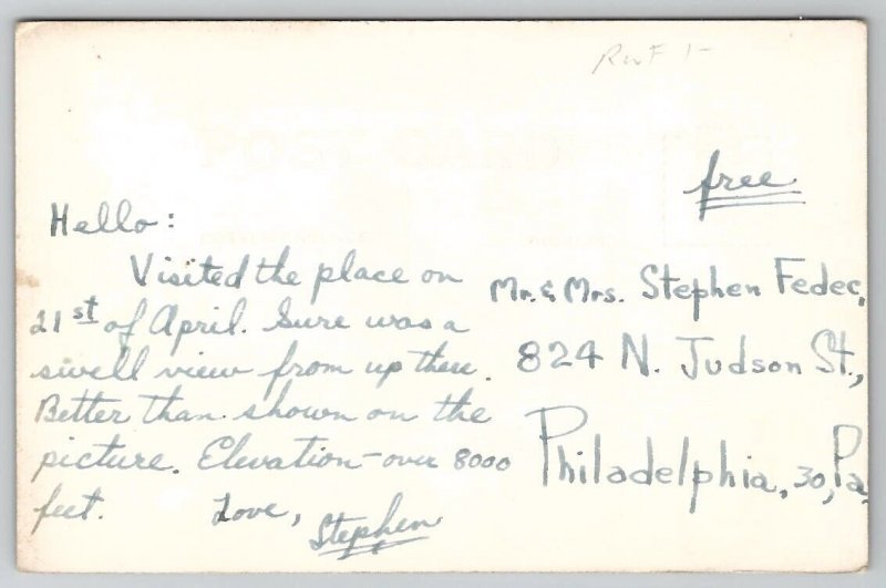 Will Rogers Shrine of Sun Cheyenne Mt Broadmoor Colorado Springs Postcard F23