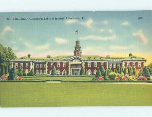 Unused Linen HOSPITAL SCENE Allentown Pennsylvania PA J9392-12