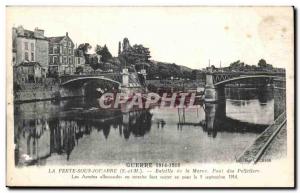 Old Postcard La Ferte sous Jouarre Battle of the Marne Bridge Pelletiers