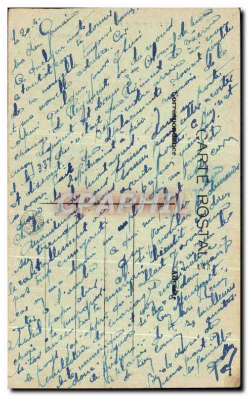 Old Postcard Ain Leuh In Mission in Morocco Foret