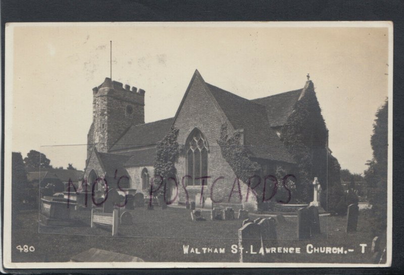 Berkshire Postcard - Waltham St Lawrence Church    RS16230