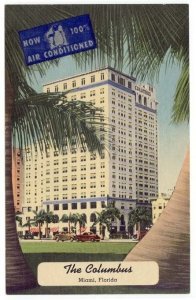 Miami, Florida, Early View of The Columbus Hotel