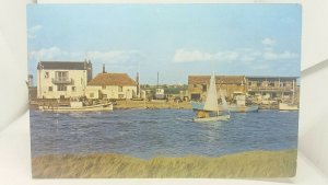 Vintage Postcard Harbour Inn and The Yacht Club Southwold Suffolk Posted 1974