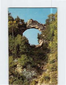 Postcard Arch Rock Mackinac Island Michigan USA