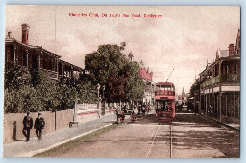 Kimberley Northern Cape South Africa Postcard Du Tolt's Pan Road c1910