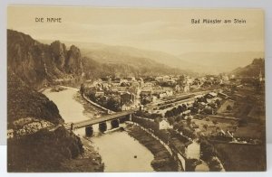 Germany DIE NAHE River Rhineland,  Bad Muenster am Stein c1907 Postcard N12