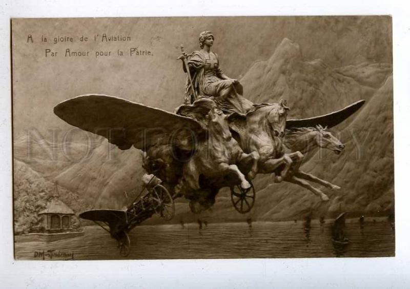 205192 FRANCE AVIATION Mastroianni author Switzerland old