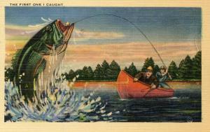 Comic - The First One I Caught, Fishing