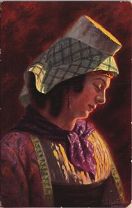 Beautiful Women Traditional Clothing Gerstenhauer Vintage Postcard C116