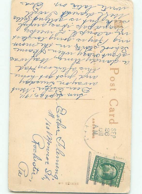 Divided-Back PRETTY WOMAN Risque Interest Postcard AA8609