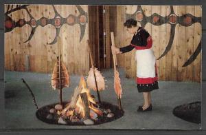 Native American North Coast Indian Baking Fresh King Salmon - [MX-116]