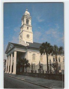 Postcard St. Johns Lutheran Church Charleston South Carolina USA