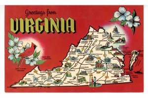 VA - Virginia Map