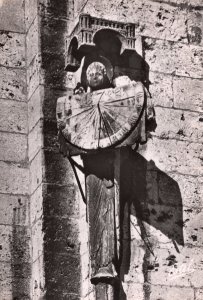 La Cathedrale De Chartres The Dial Angel Sundial Real Photo Postcard