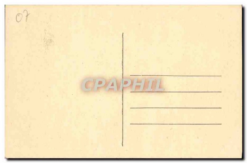 Old Postcard Louvesc Basilica Interior