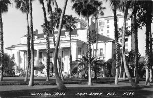 Palm Beach Florida Whitehall Hotel Real Photo Antique Postcard K81623