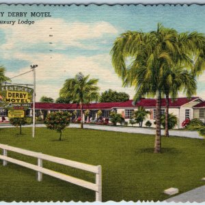 c1950s St. Petersburg, Fla Kentucky Derby Motel AAA Inn Lodge Spilman Teich A204