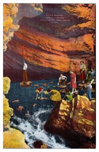 Vintage Rick's Spring, Logan Canyon, Near Ogden and Logan, UT Postcard