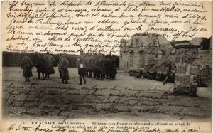 CPA MILITAIRE En Alsace, sur la frontiére-Bátiment des Douanes (316557)