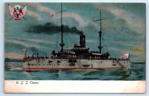USS Texas Battleship Navy Postcard Ship