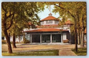 Winnipeg Manitoba Canada Postcard The Pavilion Kildonan Park c1950's