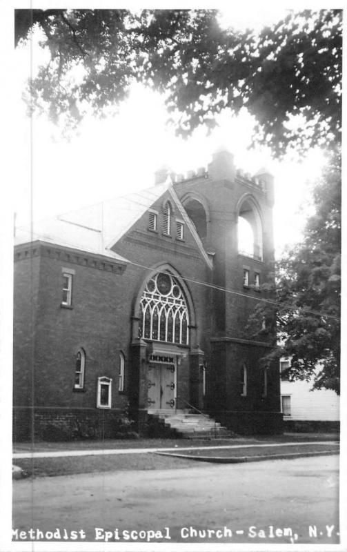 Salem New York M E Church Real Photo Antique Postcard K48259