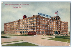 c1910 Montgomery Ward Co Store Kansas City Missouri MO Vintage Unposted Postcard