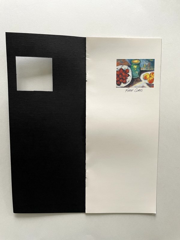 Vintage 80s Continental First Class Airlines Late Night Breakfast Menu 