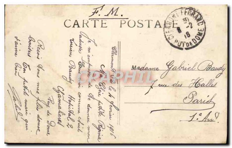 Old Postcard Moulins L & # 39Hotel Town And The Caisse D & # 39Epargne