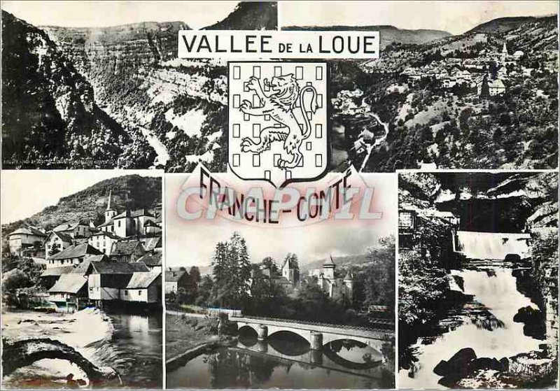 Postcard Modern Franche Comte Loue Valley Lion