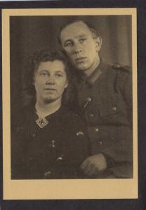 Germany Landser mit seiner Frau 1944 Feldpost Postcard German Carte Postale