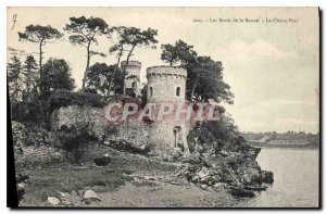 Old Postcard The Banks of the Rance Le Chene Vert